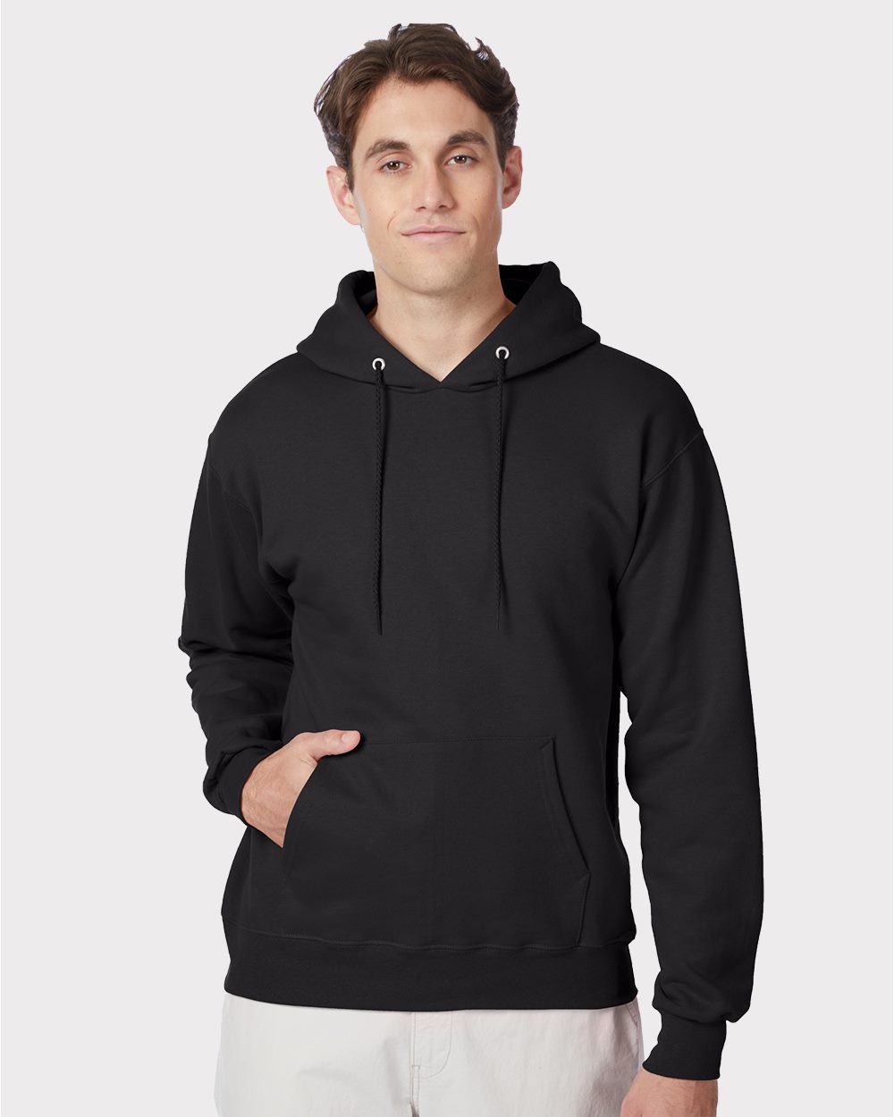 Hanes F170 Unisex Ultimate Cotton® Hooded Sweatshirt-0