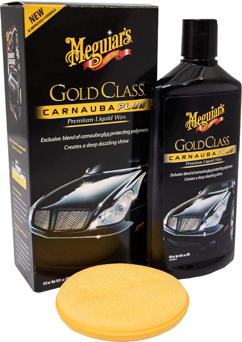 Meguiar's gold class carnauba liquid wax - car wax - carnauba car wax - 473ml
