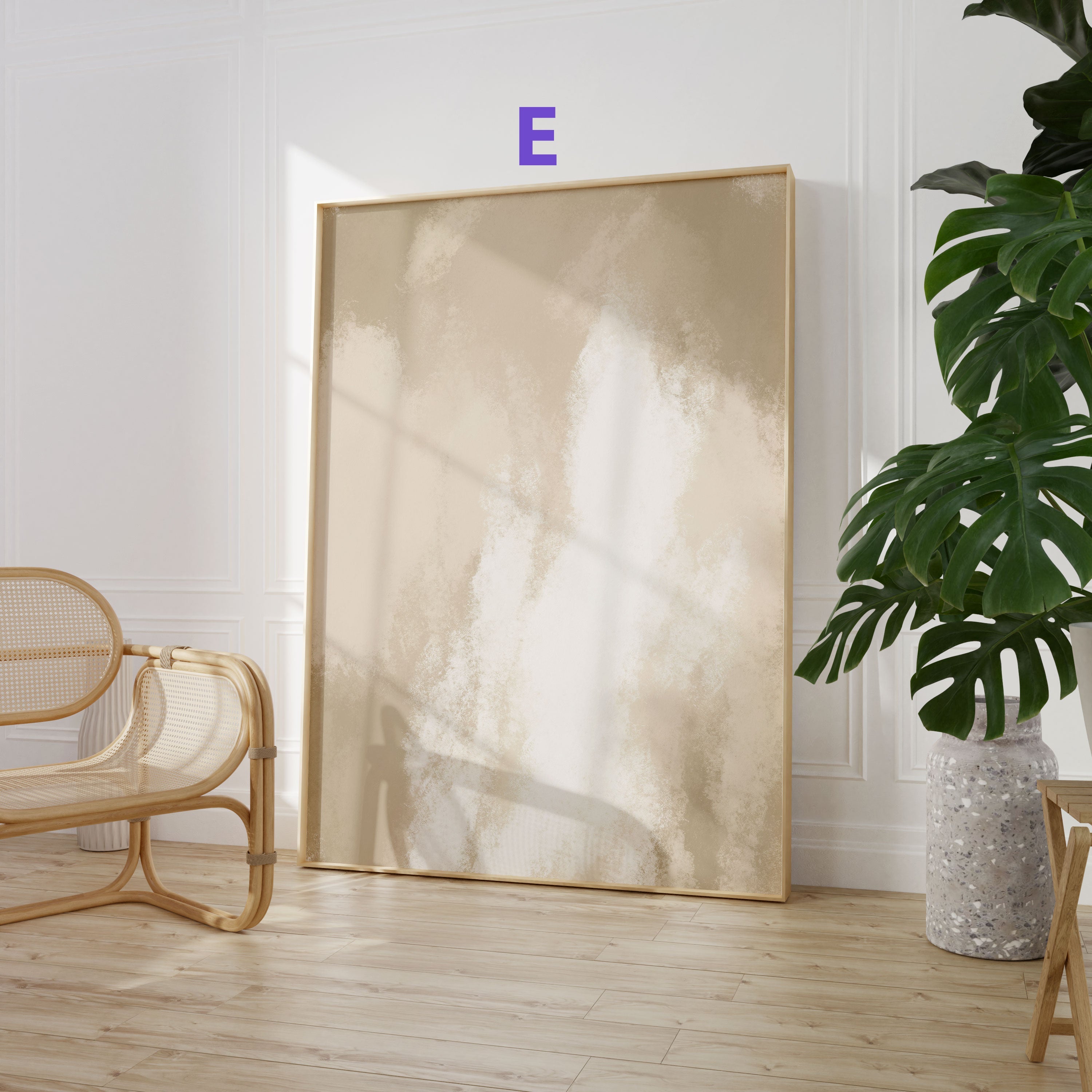 Abstrakte Linien Poster · Geschenkidee · Minimalistische Formen und Neutrale Wandkunst · Dekoprint ohne Rahmen-6