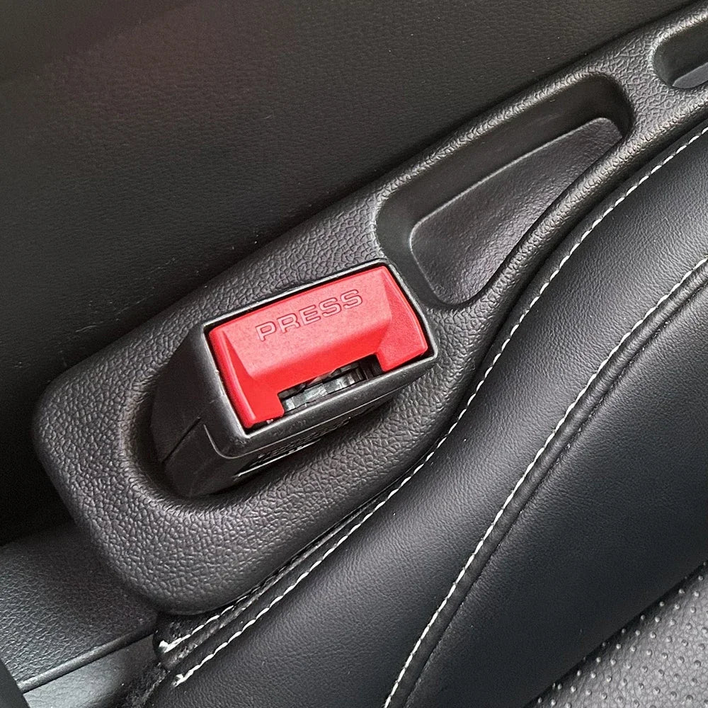 1 Pair Car Seat Gap Filler Leak Proof Crevice Storage Organizer Universal Fit Between Seats Console Auto Interior Accessories