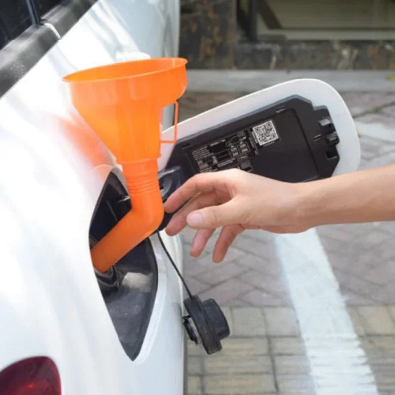 Refueling Funnel with Filter Motorcycle Refuel Engine Oil Funnel Moto Car Long Mouth Funnels Car Repair Filling Tools