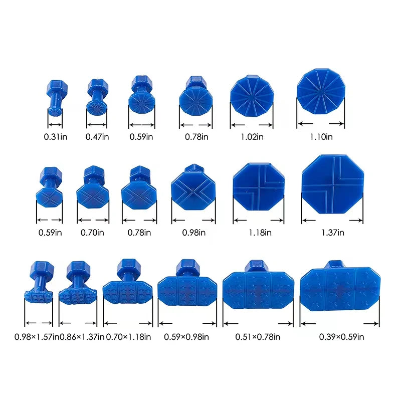 Car Dent Repair Puller, Car Repair Tools Kit With 18pcs Plastic Glue Tabs PlastiT-Handle Dent Remover Universal For Car Accessor