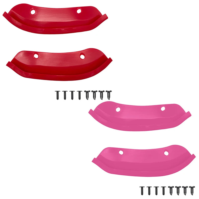 PAIR Front Bumper Splitter Protector Lip For Dodge Challenger SRT Hellcat 2015-2021 Lower Bumper Spoiler Diffuser Guard Cover