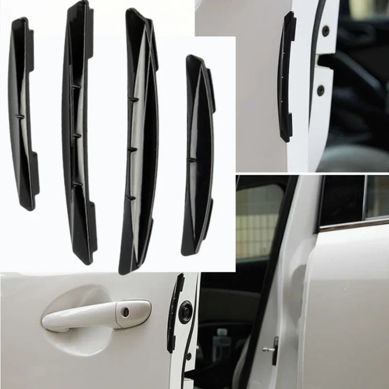 4PCS/Set Universal Car Door Edge Guards Trim Molding Scratch Collision Protection Strip Auto Accessories for Auto Crash Barriers