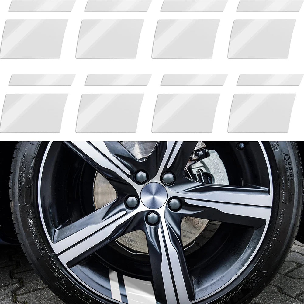 Car Wheel Reflective Stickers Auto Safety Warning Sticker Reflector Protective Strip Film for Trucks Auto Motorcycle Stickers