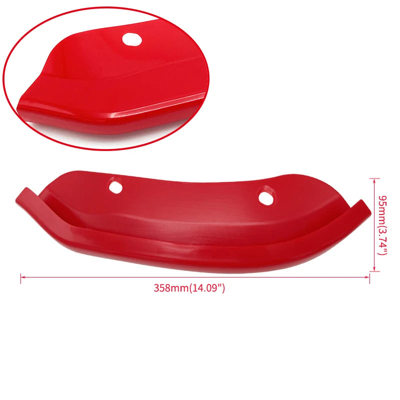 PAIR Front Bumper Splitter Protector Lip For Dodge Challenger SRT Hellcat 2015-2021 Lower Bumper Spoiler Diffuser Guard Cover