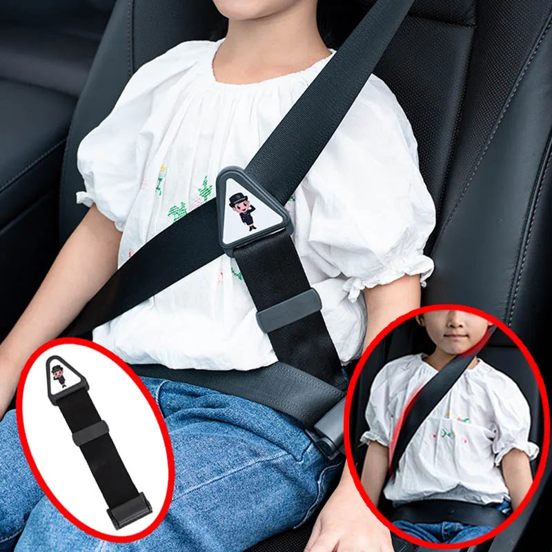 Car Child Safety Belt, Prevents Movement, Adjustable Fastener, Safe and Comfortable, Anti-Neck-Strangling Seat, Simple and Convenient Limiter