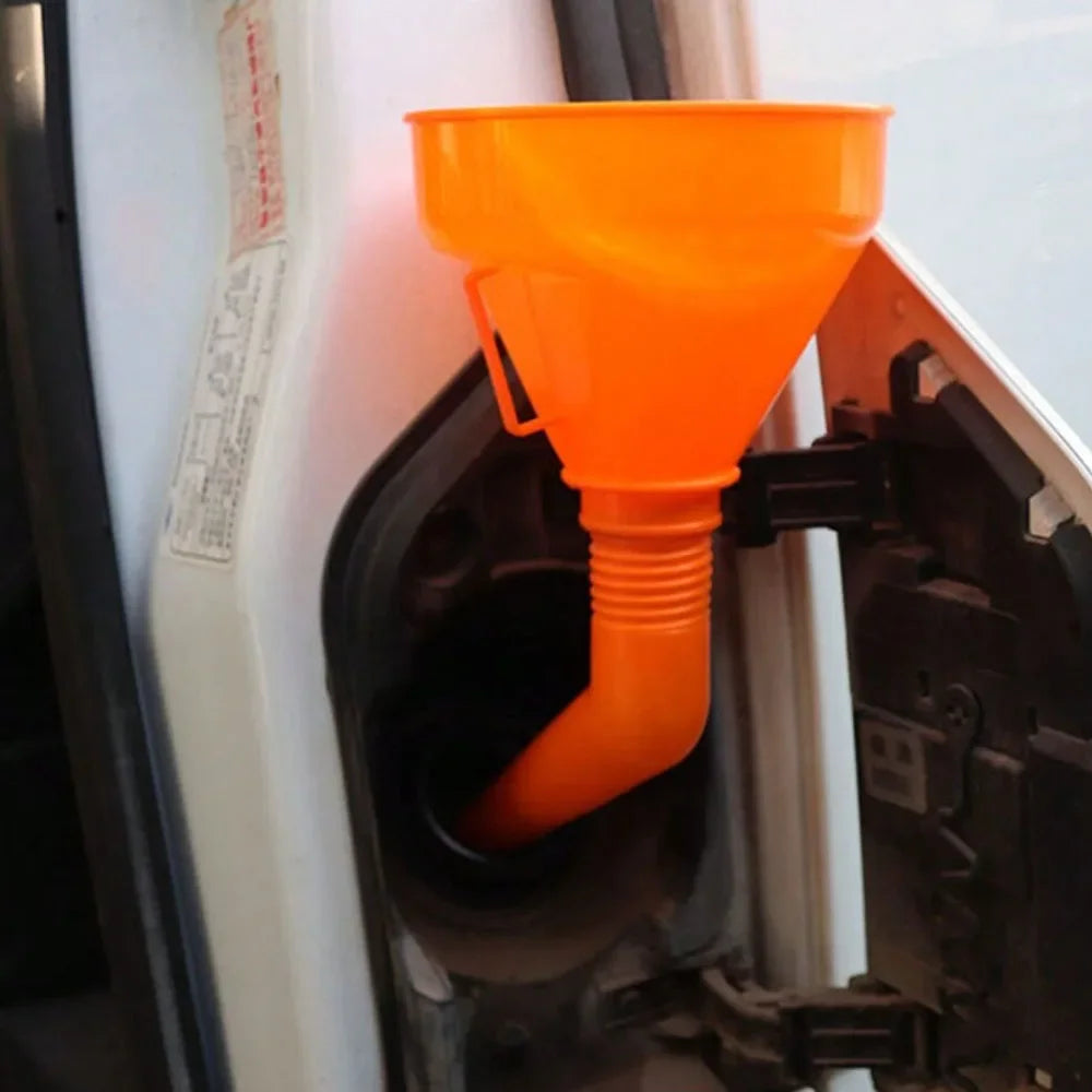 Refueling Funnel with Filter Motorcycle Refuel Engine Oil Funnel Moto Car Long Mouth Funnels Car Repair Filling Tools