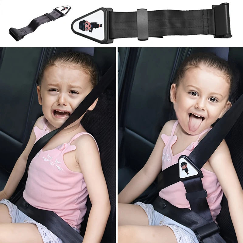 Car Child Safety Belt, Prevents Movement, Adjustable Fastener, Safe and Comfortable, Anti-Neck-Strangling Seat, Simple and Convenient Limiter
