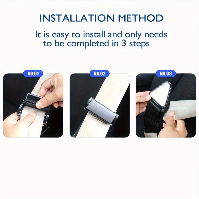 Car Child Safety Belt, Prevents Movement, Adjustable Fastener, Safe and Comfortable, Anti-Neck-Strangling Seat, Simple and Convenient Limiter