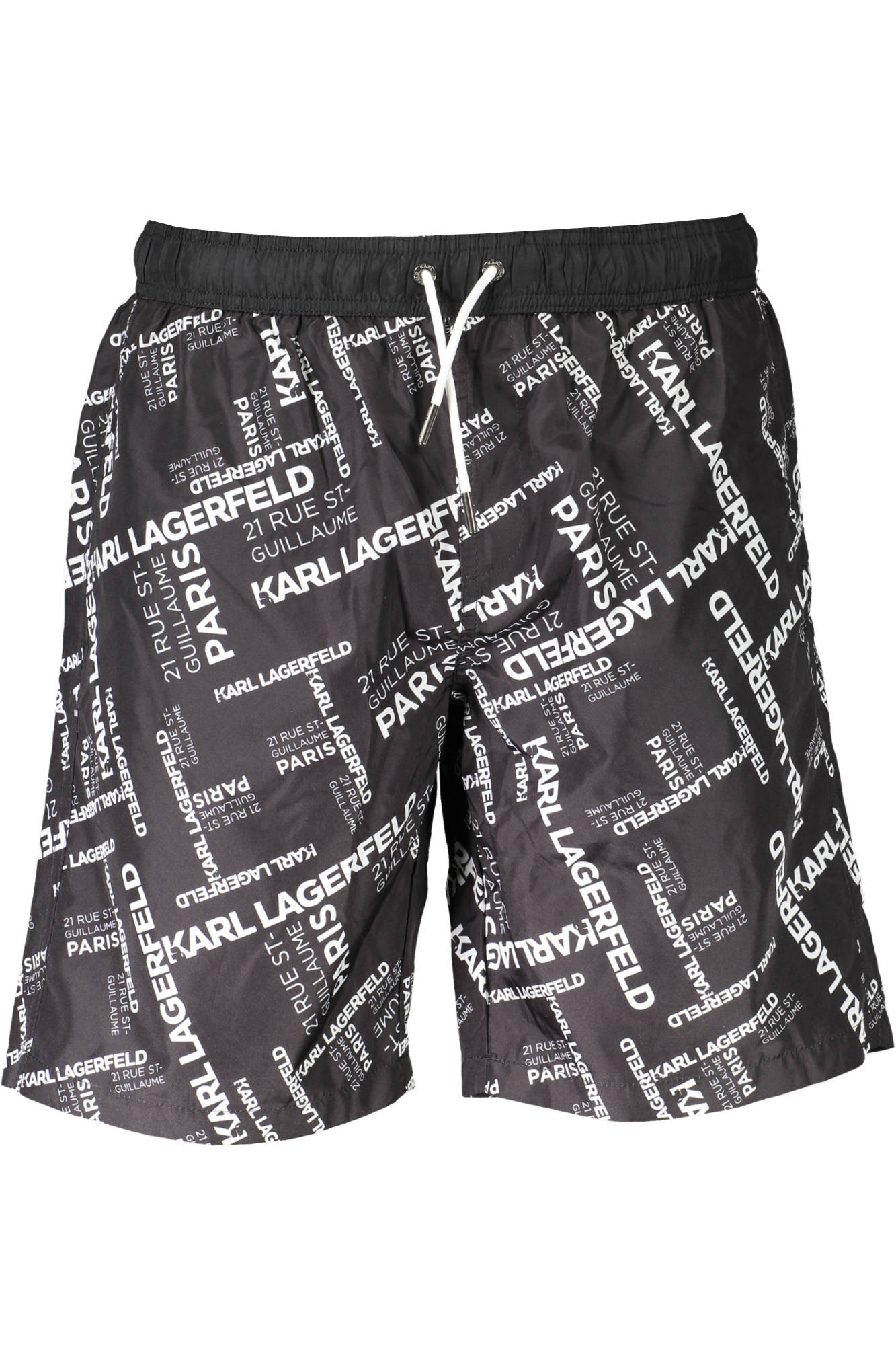KARL LAGERFELD BEACHWEAR SWIMSUIT PARTS UNDER MAN BLACK-0